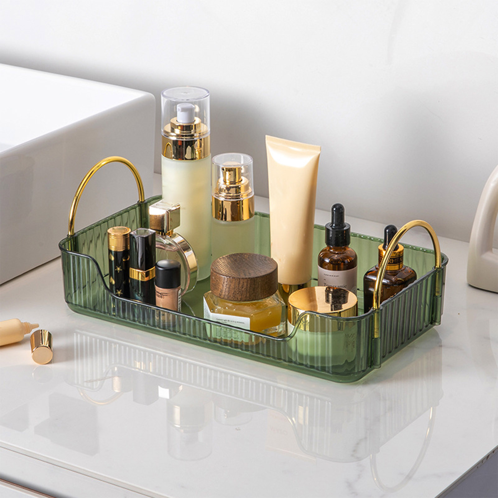 Drawer Organizer Tray - Banyo Organizatör Rafı Hafif Lüks Akrilik