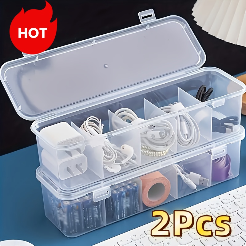 Pegboard Office Organizer - 2 adet büyük kablo yönetim kutusu