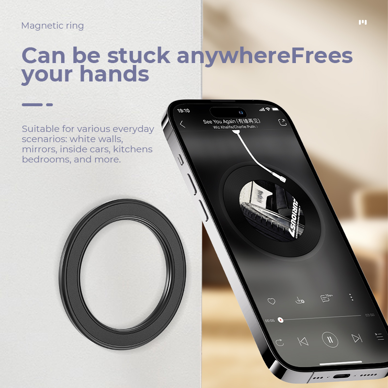 Magazine File Holder - Magsafe Güçlü Manyetik Halka Telefon Tutucu