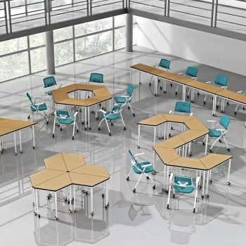 Office Furniture Solutions - Amerikan Modern Sınıf Masası Ve Sandalye