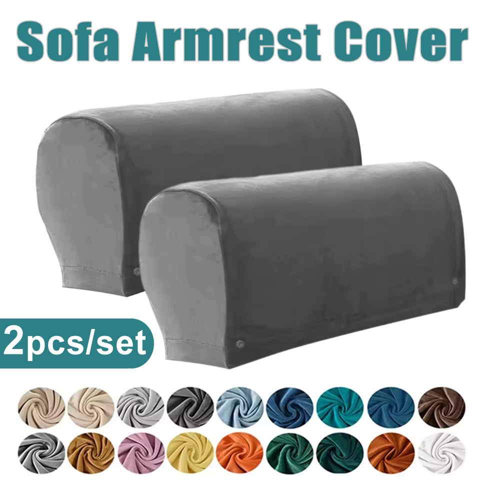 Office Furniture Solutions - 2 adet/takım kadife kanepe koltuk örtüsü