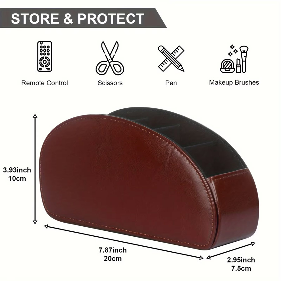 1 Adet 5 Bölmeli PU Deri Masaü - Pegboard Office Organizer incelemesi ve fiyatı