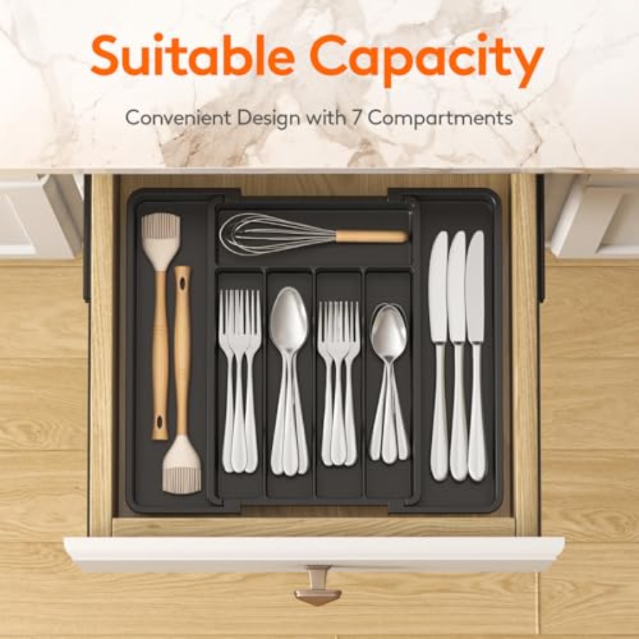 Genişletilebilir Çatal Bıçak T - Drawer Organizer Tray incelemesi ve fiyatı