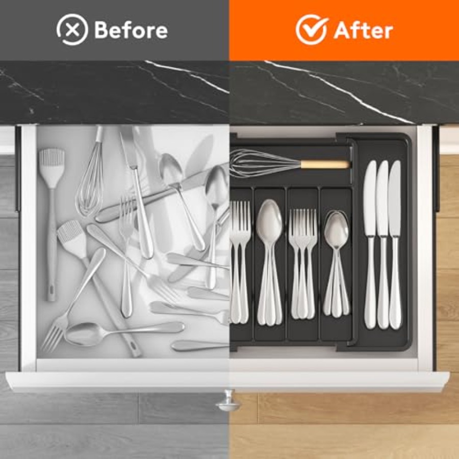 Genişletilebilir Çatal Bıçak T - Drawer Organizer Tray incelemesi ve fiyatı